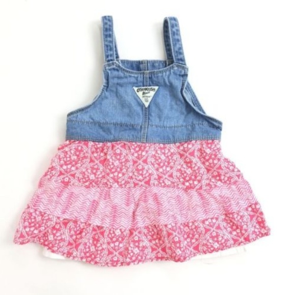 OshKosh Bgosh Kids 24M Overall Dress - Picture 2 of 6